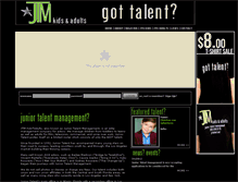 Tablet Screenshot of jrtalent.net